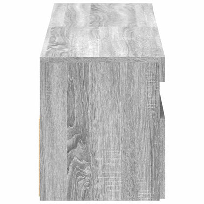 Mobili TV con Luci LED 2 pz Grigio Sonoma 60x35x40 cm - homemem39