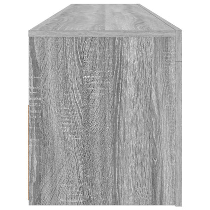 Mobile Porta TV con Luci LED Grigio Sonoma 120x35x40 cmcm - homemem39