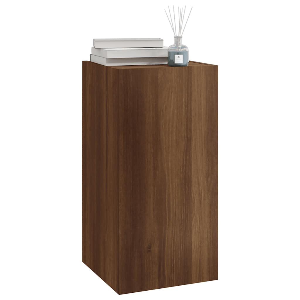 Mobile TV Rovere Marrone 30,5x30x60 cm Legno Multistrato - homemem39