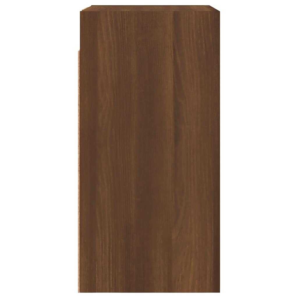 Mobile TV Rovere Marrone 30,5x30x60 cm Legno Multistrato - homemem39