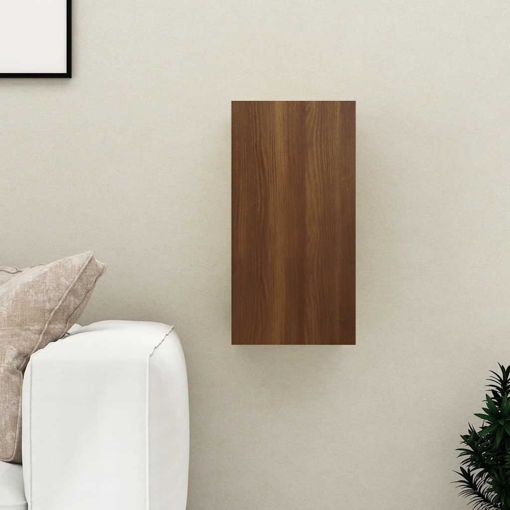 Mobile TV Rovere Marrone 30,5x30x60 cm Legno Multistrato - homemem39