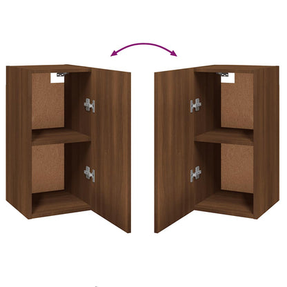 Mobili TV 2 pz Rovere Marrone 30,5x30x60 cm Legno Multistrato - homemem39