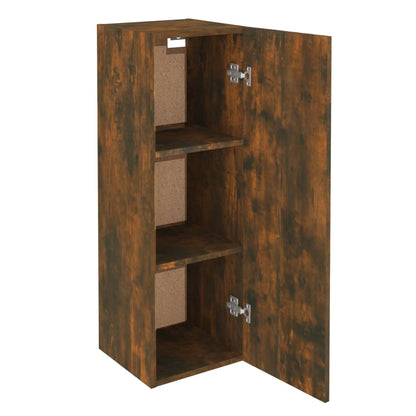 Mobile TV Rovere Fumo 30,5x30x90 cm in Legno Multistrato - homemem39