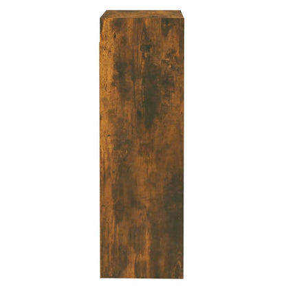 Mobili TV 2 pz Rovere Fumo 30,5x30x90 cm in Legno Multistrato - homemem39