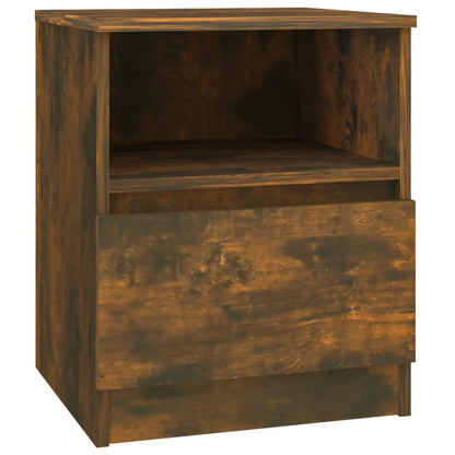 Comodini 2 pz Rovere Fumo 40x40x50 cm in Legno Multistrato - homemem39