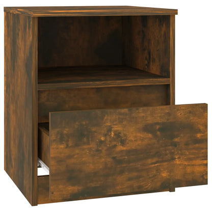Comodini 2 pz Rovere Fumo 40x40x50 cm in Legno Multistrato - homemem39