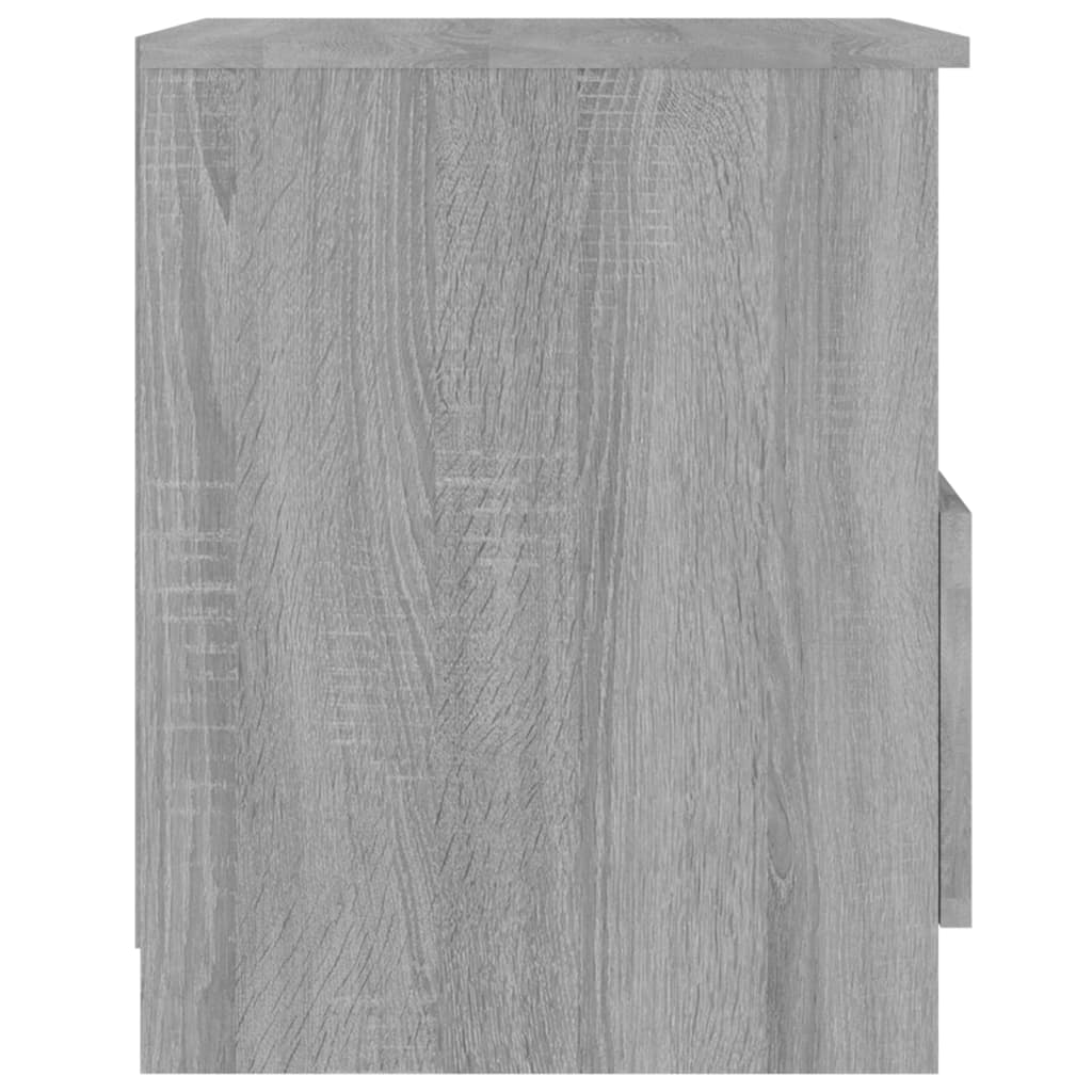 Comodini 2 pz Grigio Sonoma 40x40x50 cm in Legno Multistrato - homemem39