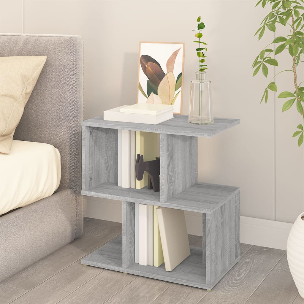 Comodino Grigio Sonoma 50x30x51,5 cm in Legno Multistrato - homemem39