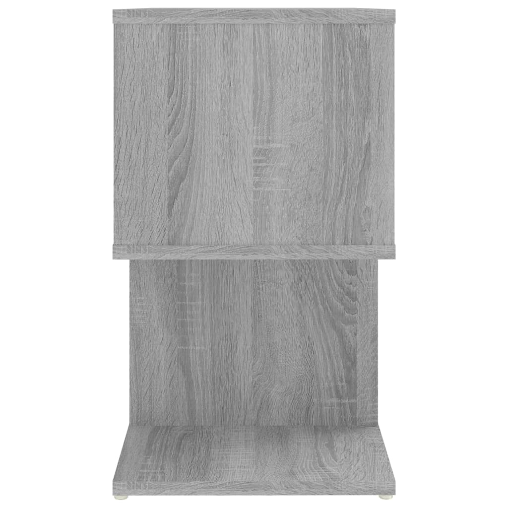 Comodino Grigio Sonoma 50x30x51,5 cm in Legno Multistrato