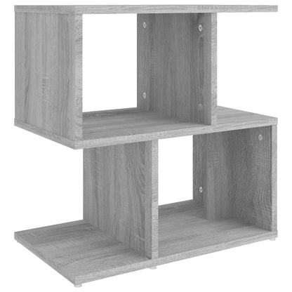 Comodini Grigio Sonoma 2pz 50x30x51,5 cm in Legno Multistrato - homemem39