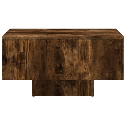 Tavolino Rovere Fumo 60x60x31,5 cm in Legno Multistrato | homemem39