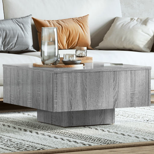 Tavolino Salotto Grigio Sonoma 60x60x31,5 cm Legno Multistrato | homemem39