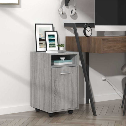 Mobiletto con Ruote 33x38x60cm legno multistrato