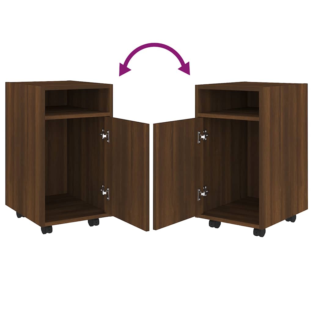 Mobiletto con Ruote 33x38x60cm legno multistrato