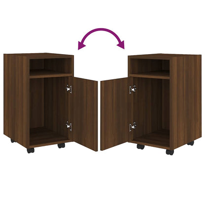 Mobiletto con Ruote 33x38x60cm legno multistrato