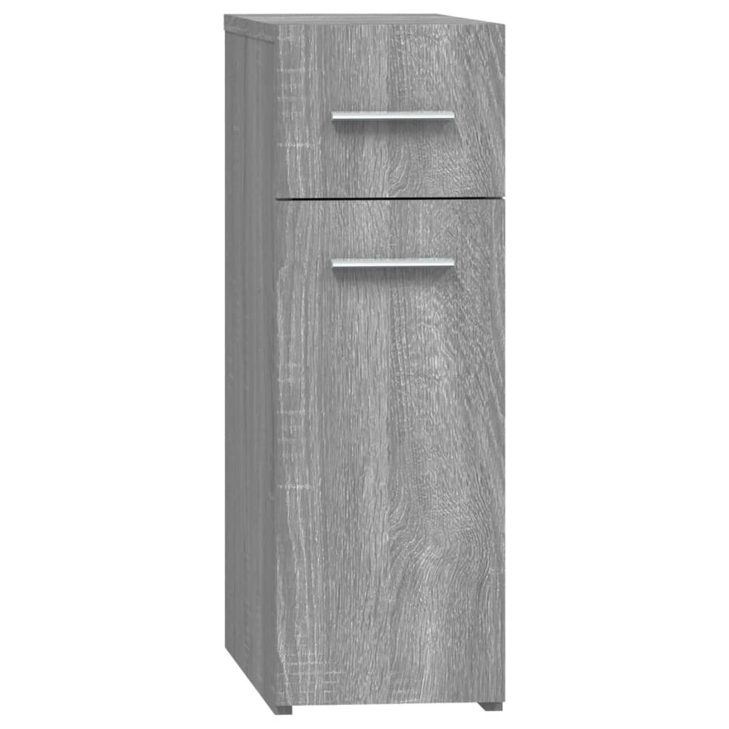 Mobile Farmacia Grigio Sonoma 20x45,5x60 cm Legno Multistrato | homemem39
