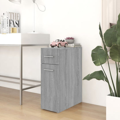 Mobile Farmacia Grigio Sonoma 20x45,5x60 cm Legno Multistrato - homemem39