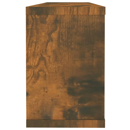 Mensole Parete Cubo 2pz Rovere Fumo 80x15x26,5cm in Multistrato | homemem39