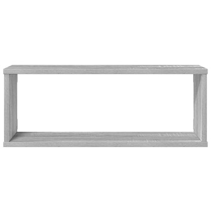 Mensole Cubo Muro 4 pz Grigio Sonoma 60x15x23 cm in Multistrato | homemem39