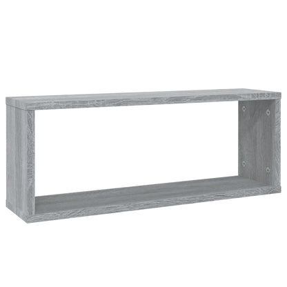 Mensole Cubo Muro 6 pz Grigio Sonoma 60x15x23 cm in Multistrato | homemem39