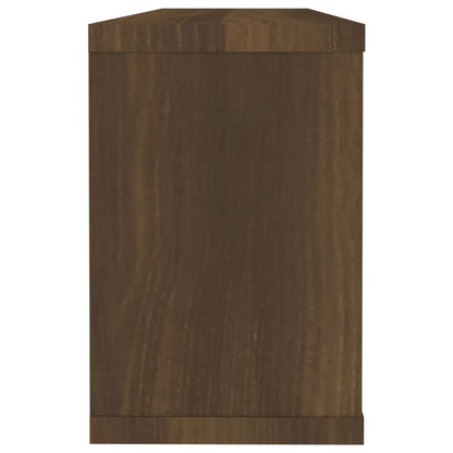 Mensole Cubo Muro 2pz Rovere Marrone 60x15x23 cm in Multistrato | homemem39