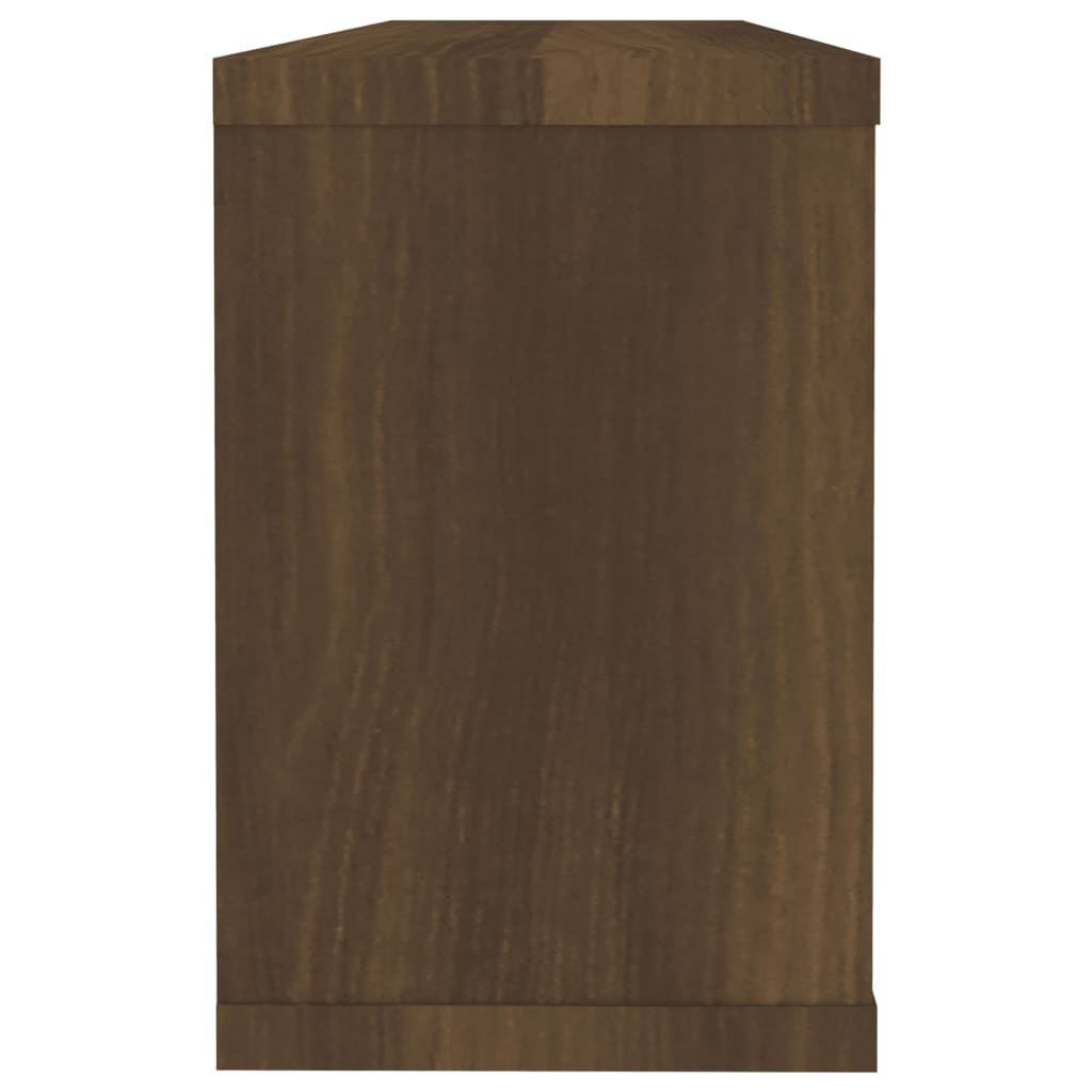 Mensole Cubo Muro 6pz Rovere Marrone 60x15x23 cm in Multistrato | homemem39