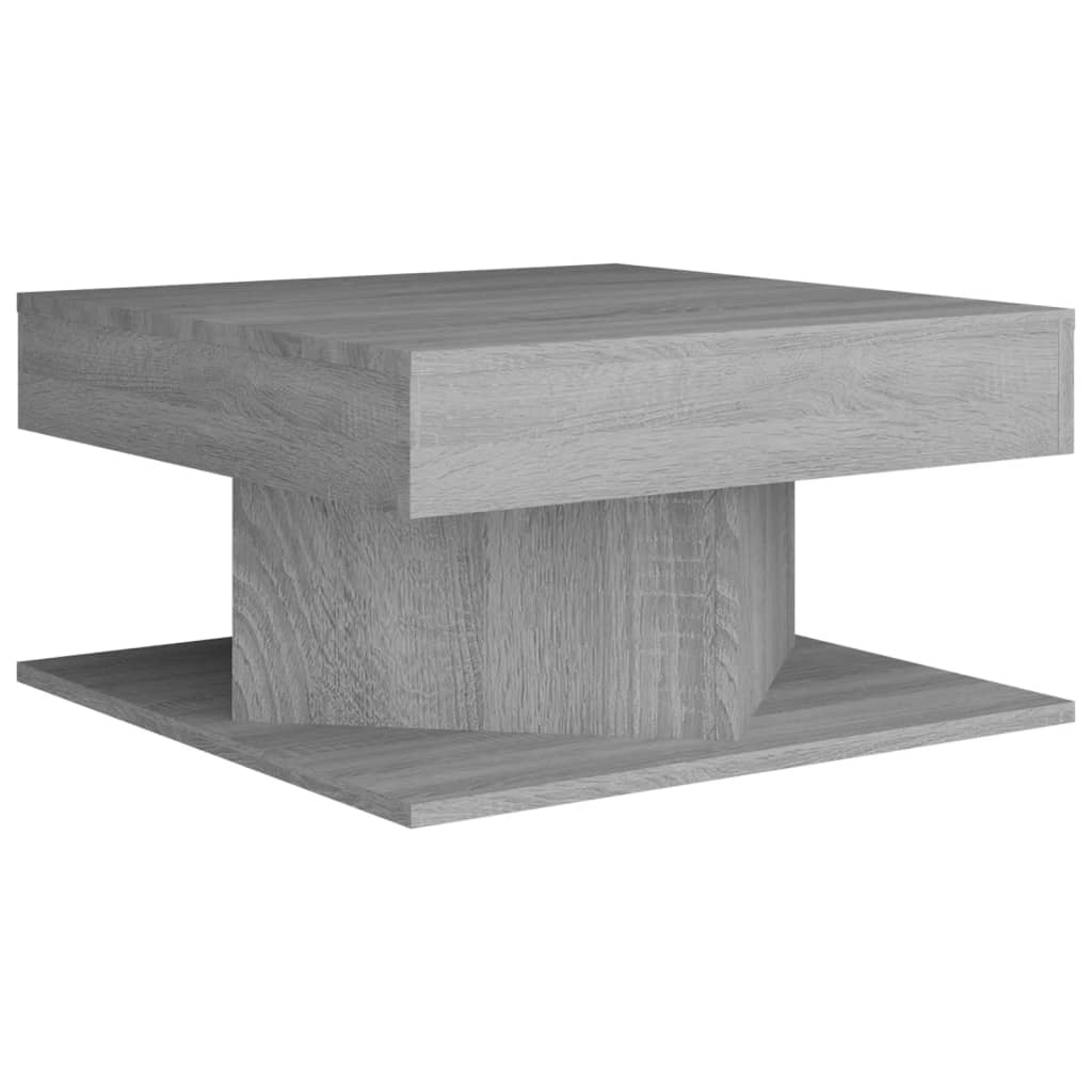 Tavolino da Salotto Grigio Sonoma 57x57x30 cm Legno Multistrato | homemem39