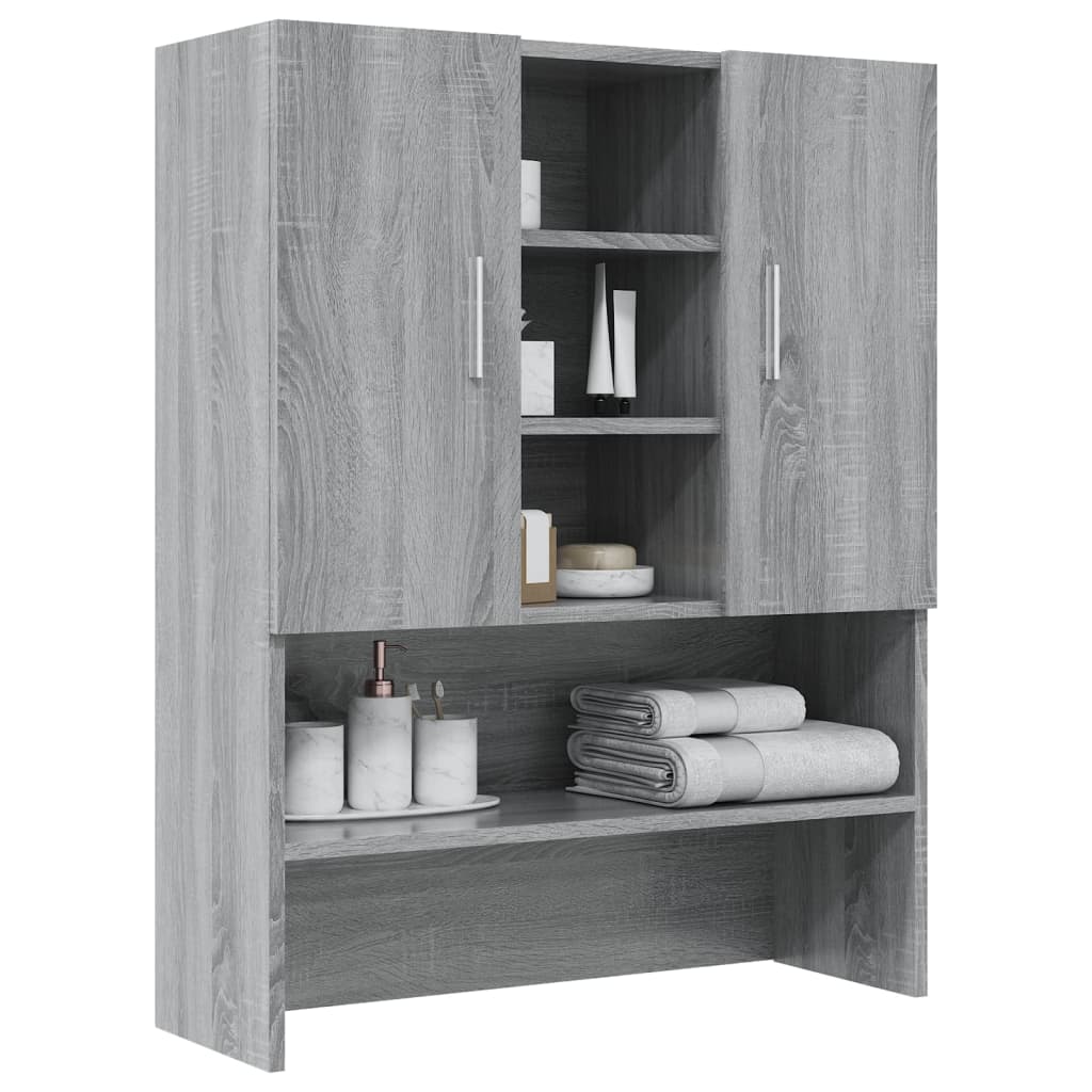 Mobile per Lavatrice Grigio Sonoma 70,5x25,5x90 cm - homemem39