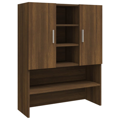 Mobile per Lavatrice Rovere Marrone 70,5x25,5x90 cm - homemem39