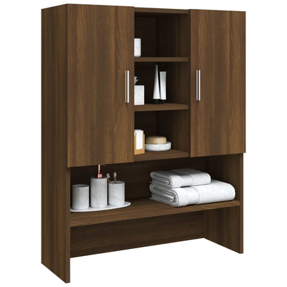 Mobile per Lavatrice Rovere Marrone 70,5x25,5x90 cm - homemem39