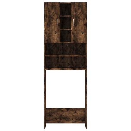 Mobile per Lavatrice Rovere Fumo 64x25,5x190 cm | homemem39