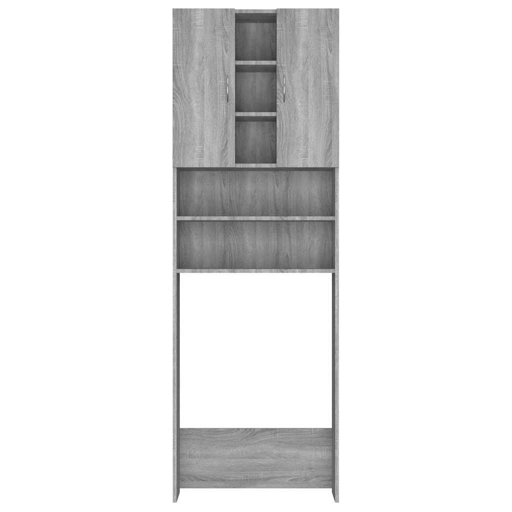 Mobile per Lavatrice Grigio Sonoma 64x25,5x190 cm | homemem39