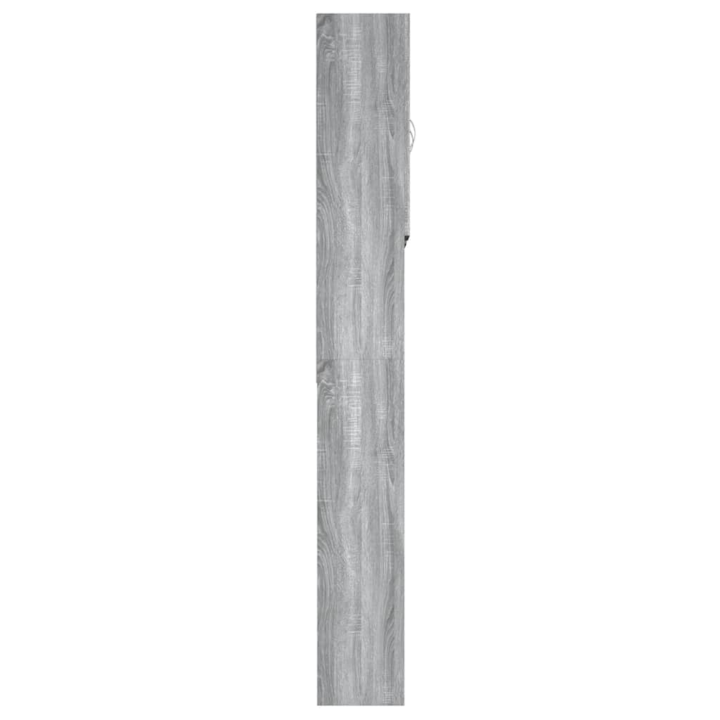 Mobile per Lavatrice Grigio Sonoma 64x25,5x190 cm | homemem39