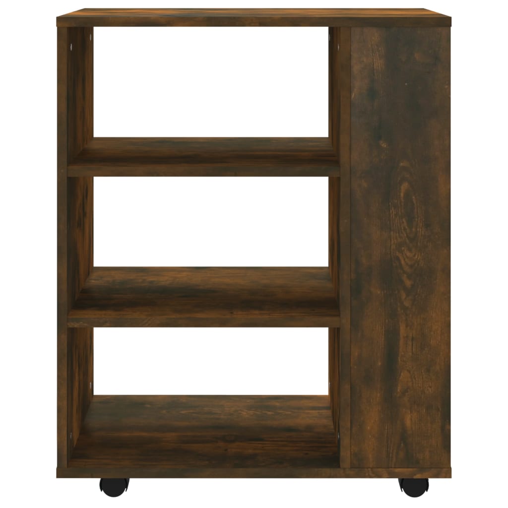 Armadietto con Ruote Rovere Fumo 60x35x75 cm Legno Multistrato | homemem39