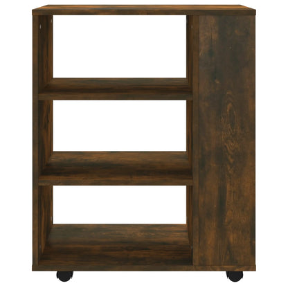 Armadietto con Ruote Rovere Fumo 60x35x75 cm Legno Multistrato | homemem39