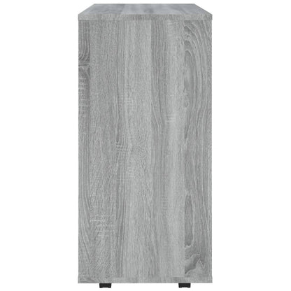 Armadietto con Ruote Grigio Sonoma 60x35x75cm Legno Multistrato | homemem39