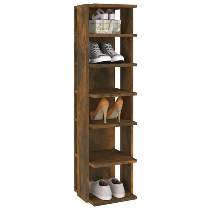 Scarpiere 2 pz Rovere Fumo 27,5x27x102 cm in Legno Multistrato - homemem39