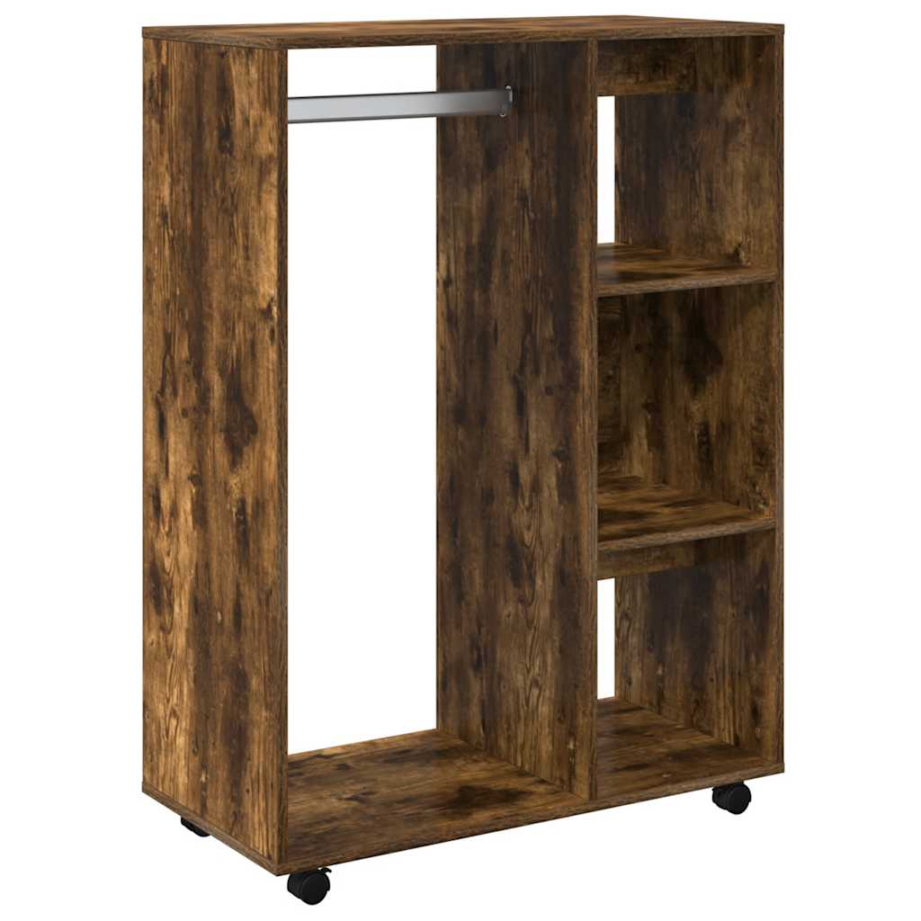 Armadio Rovere Fumo 80x40x110 cm in Legno Multistrato | homemem39