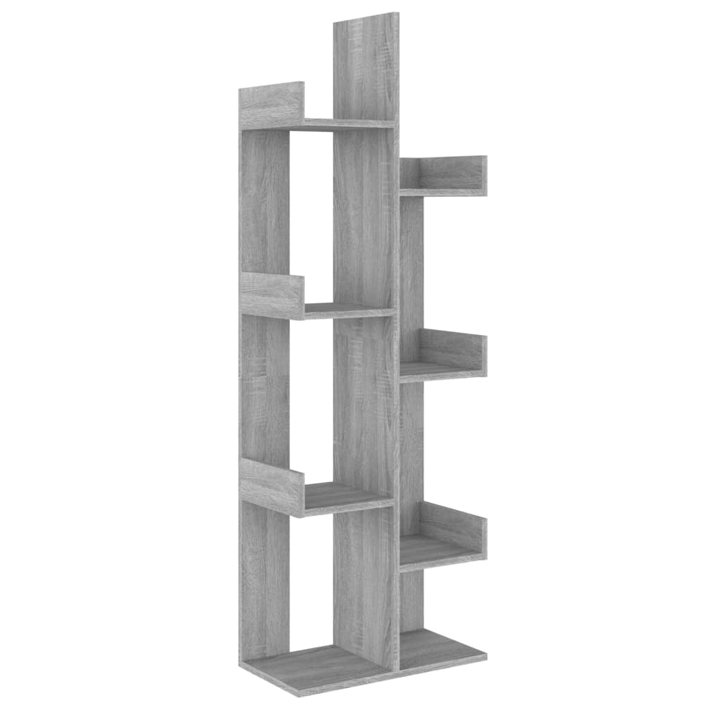 Libreria 48x25x140 cm Grigio Sonoma Legno Multistrato | homemem39