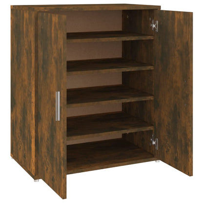 Scarpiera Rovere Fumo 60x35x70 cm in Legno Multistrato - homemem39
