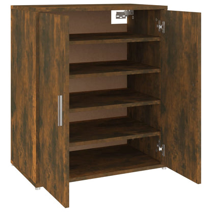 Scarpiera Rovere Fumo 60x35x70 cm in Legno Multistrato - homemem39
