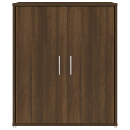 Scarpiera Rovere Marrone 60x35x70 cm in Legno Multistrato