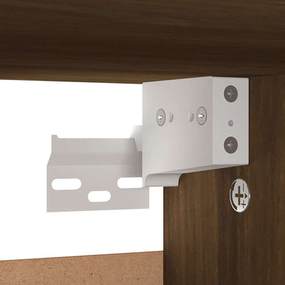 Scarpiera Rovere Marrone 60x35x70 cm in Legno Multistrato