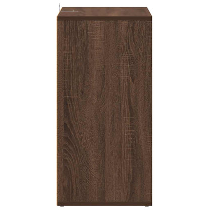 Scarpiera Rovere Marrone 60x35x70 cm in Legno Multistrato