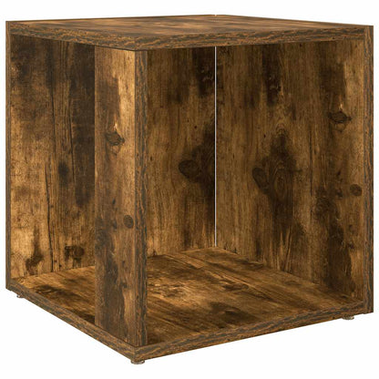 Tavolino da Salotto Rovere Fumo 33x33x34,5 cm Legno Multistrato | homemem39