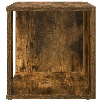 Tavolino da Salotto Rovere Fumo 33x33x34,5 cm Legno Multistrato | homemem39