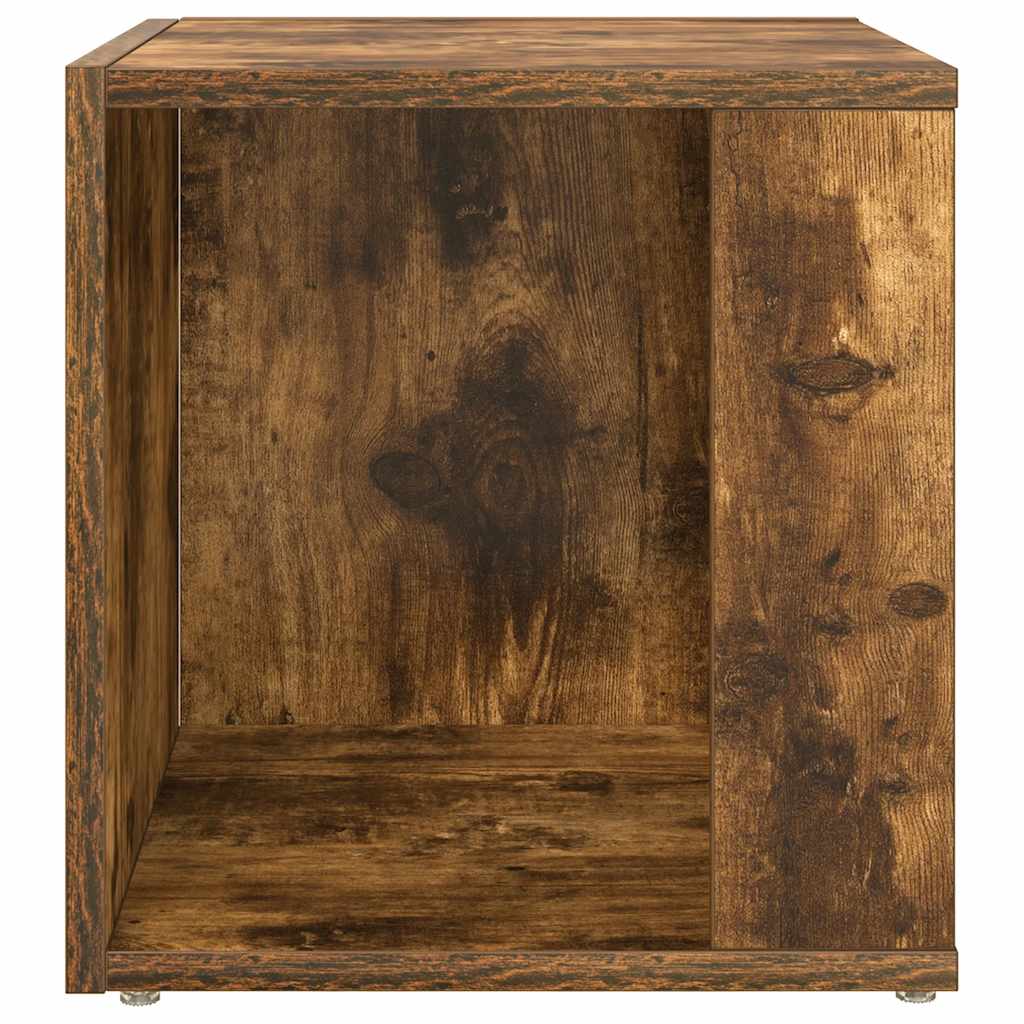 Tavolino da Salotto Rovere Fumo 33x33x34,5 cm Legno Multistrato | homemem39