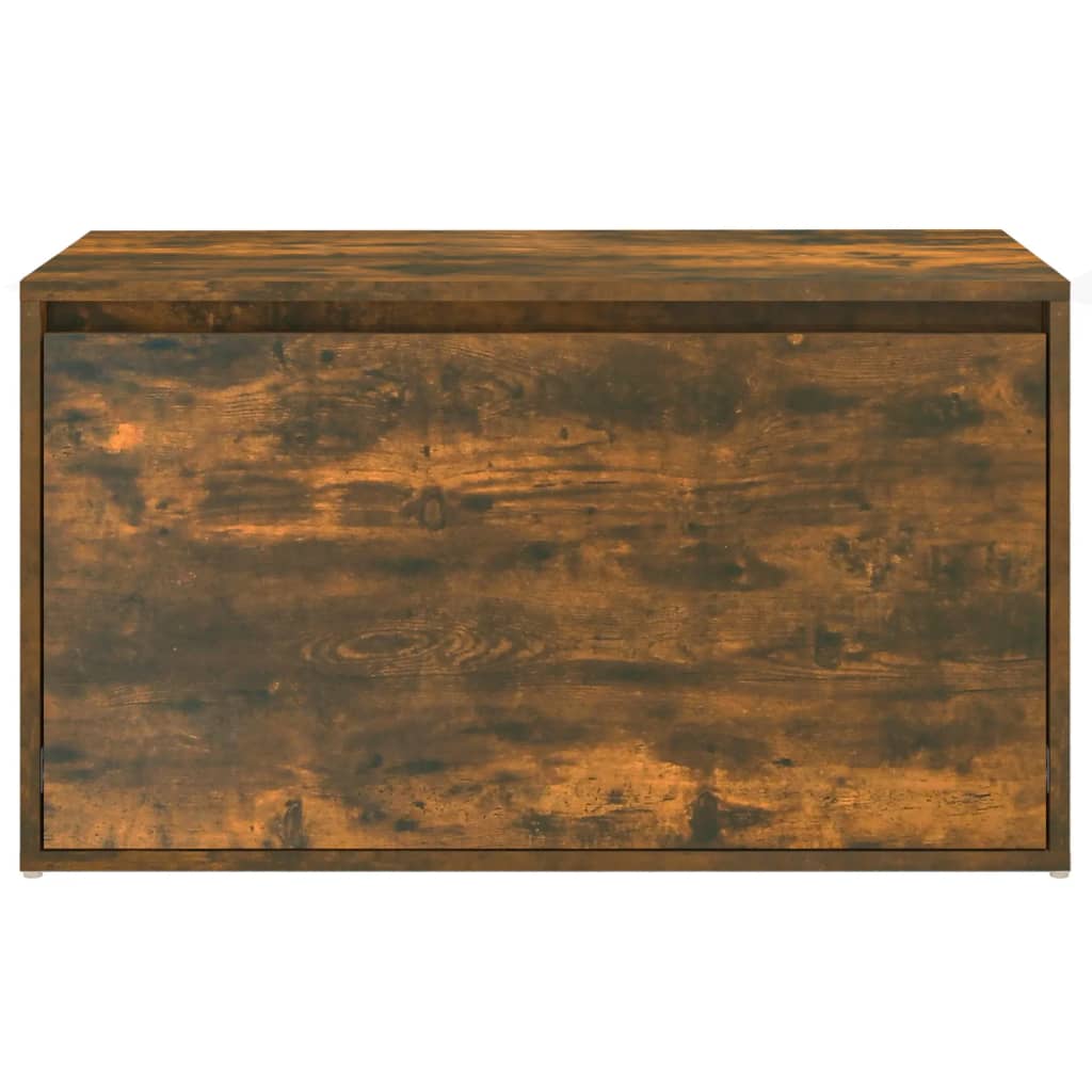 Panca da Ingresso 80x40x45 cm Rovere Fumo in Legno Multistrato - homemem39
