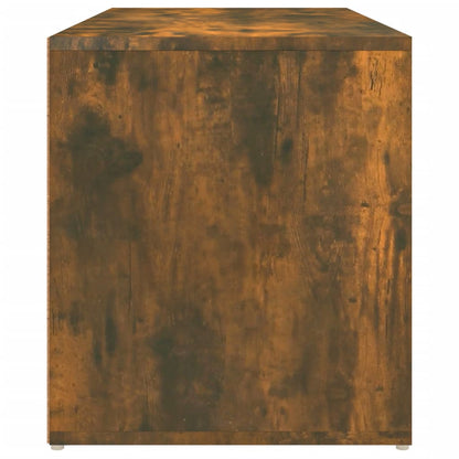 Panca da Ingresso 80x40x45 cm Rovere Fumo in Legno Multistrato - homemem39