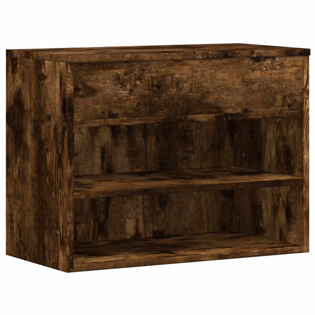 Scarpiera Rovere Fumo 60x30x45 cm in Legno Multistrato - homemem39